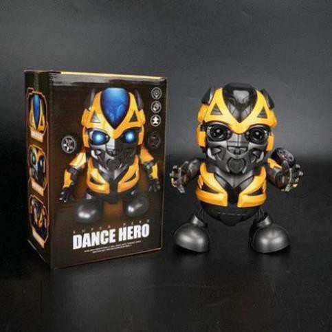 Đồ Chơi Robot Nhảy Múa - Iron Man - Bumblebee-Dance Hero Nhảy Múa Theo Nhạc Có Đèn Siêu Ngầu Siêu Hot