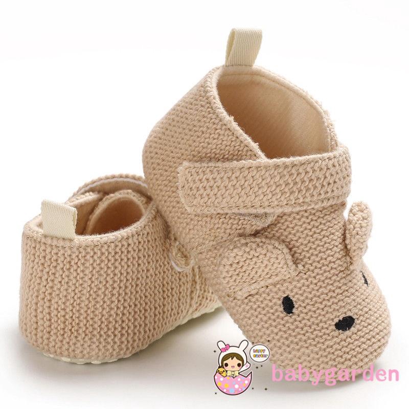 Giày cotton dạng đan đáng yêu cho em bé