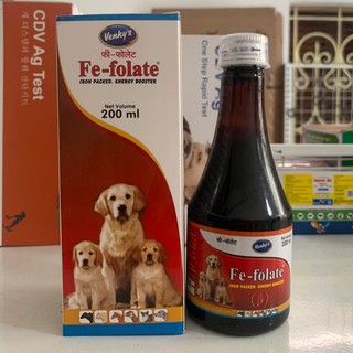 Thuốc bổ máu cho chó mèo Fe- Folate