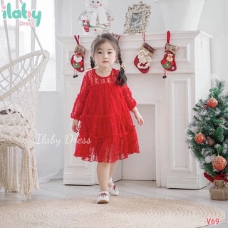 Váy ren tầng, Váy ren noel cho bé