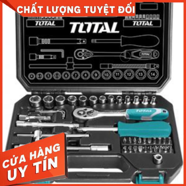 Bộ tuýp 25 chi tiết Total THT121251 [bảo hành chính hãng]