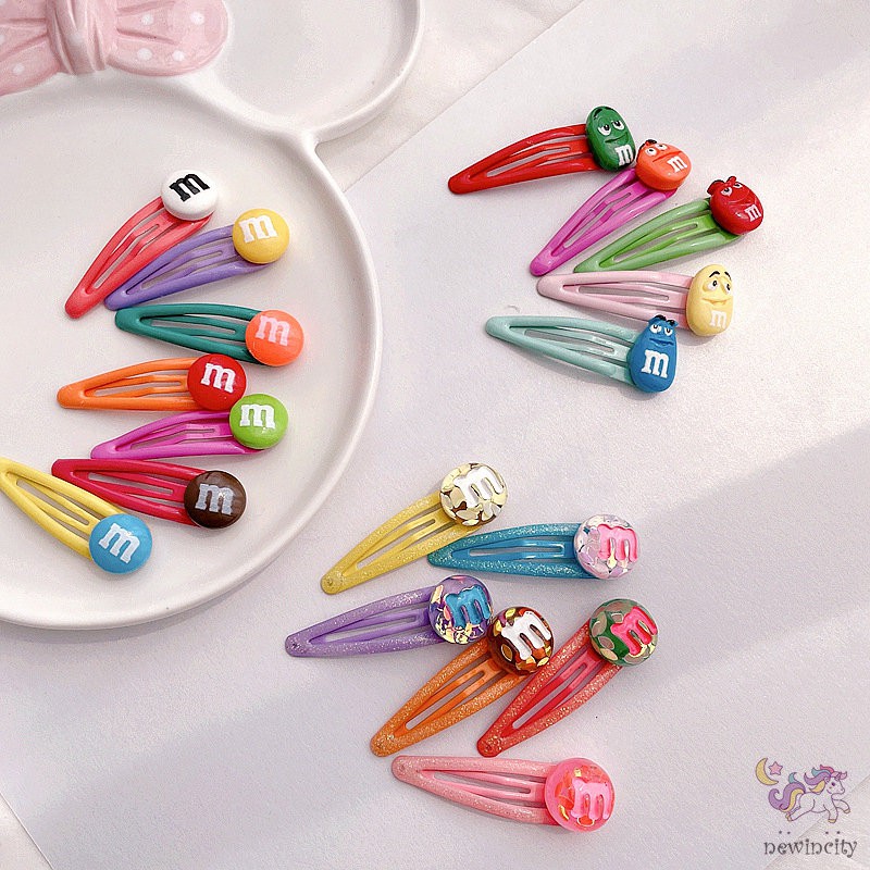 Kẹp Tóc Thiết Kế Hoạt Hình Phong Cách Hàn Quốc Đáng Yêu Dành Cho Bé Gái