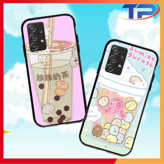 Ốp lưng Samsung Galaxy A01 / A02S / A12 / A21S / A32 /A52 / A72 hình Ly Trà Sữa Cute 02