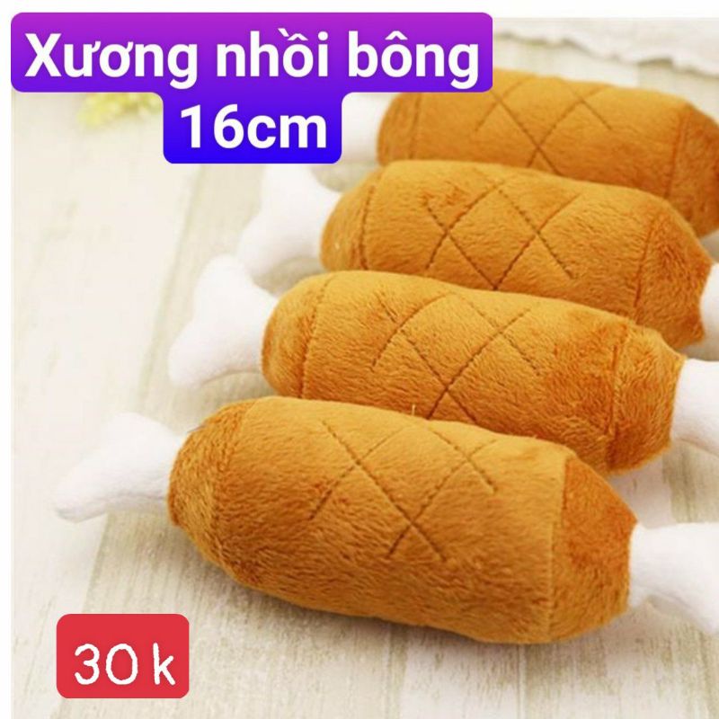 Đồ chơi Đùi gà bông bíp bíp cho Chó Mèo