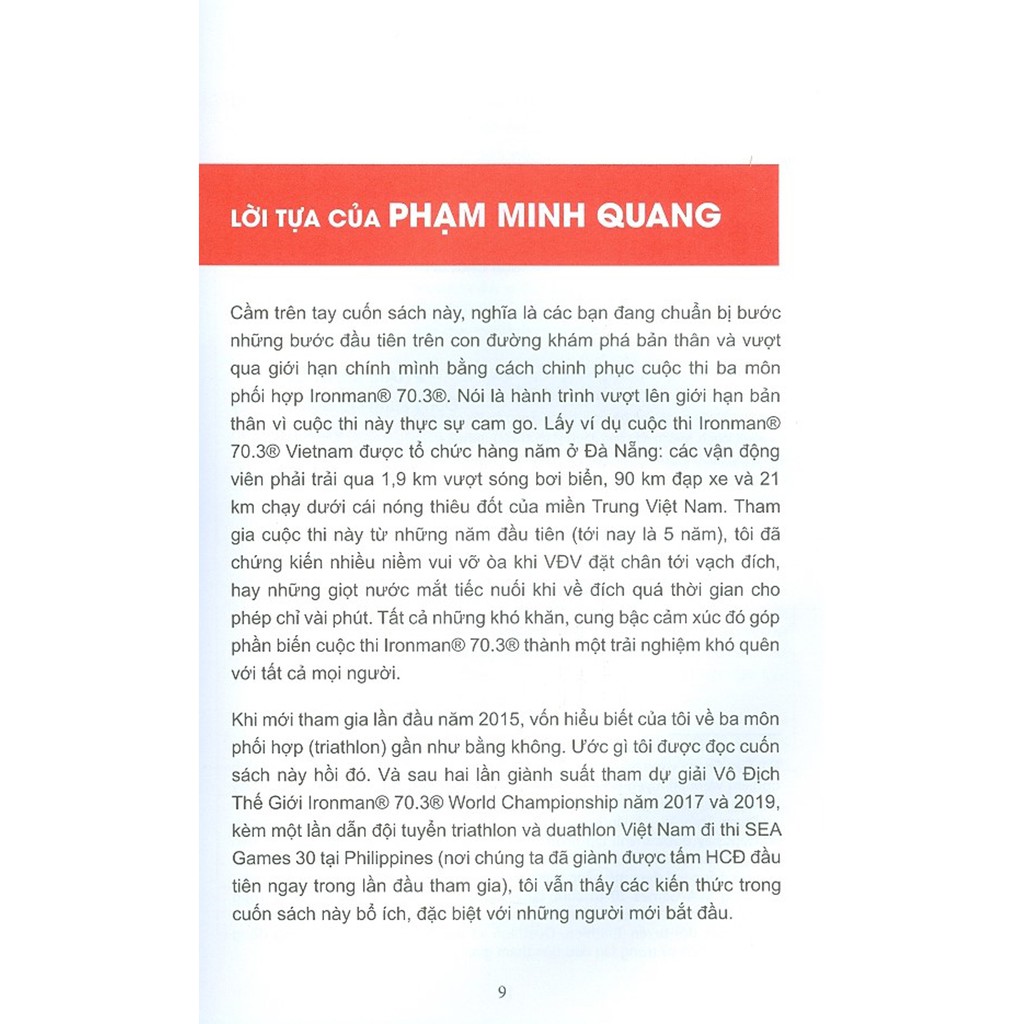 Sách - Chương Trình Luyện Tập Thi Đấu 3 Môn Phối Hợp Cho Cự Ly 70.3