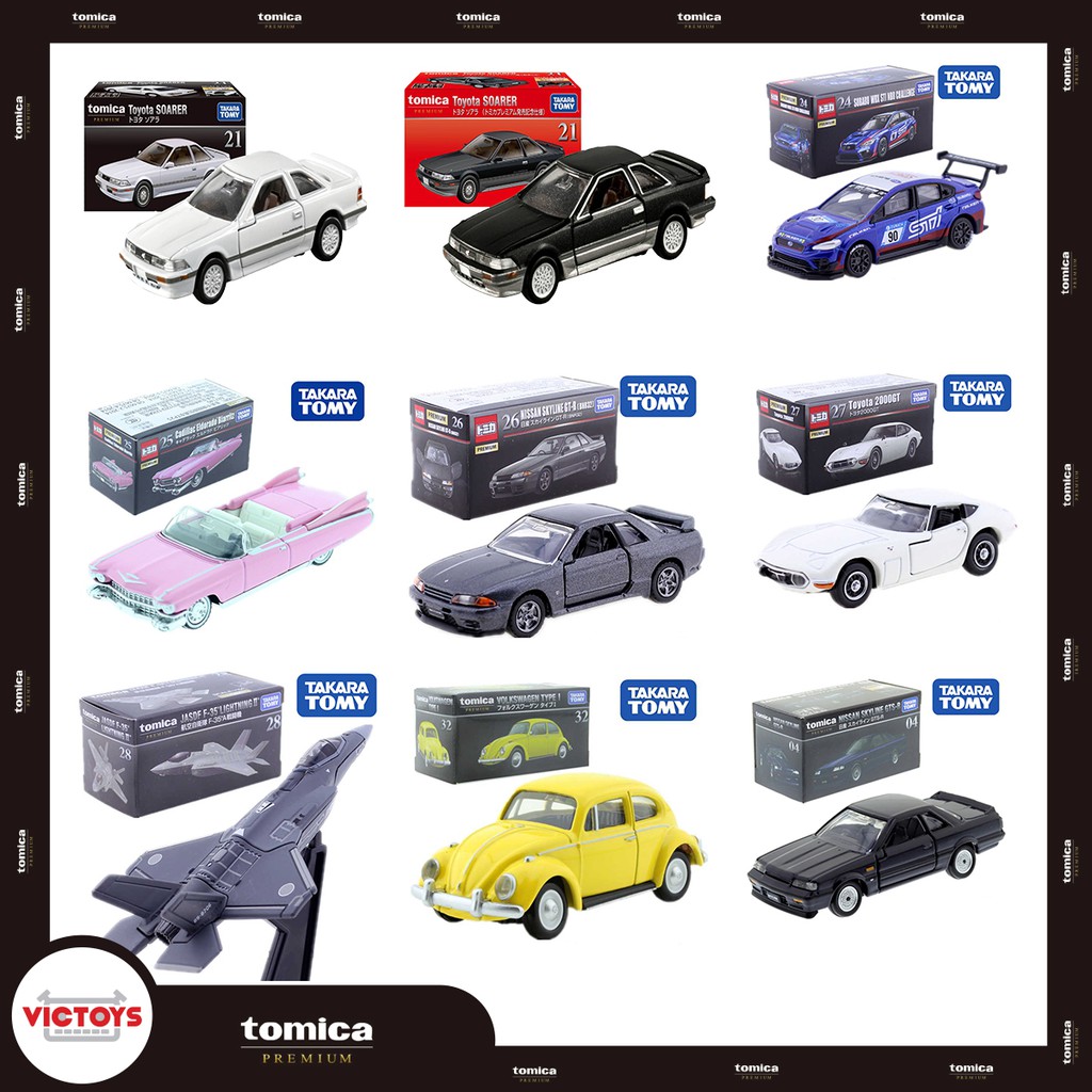 Xe mô hình Tomica Premium ( Từ số 21 - 32 ) tỉ lệ 1/64 Full Box - Victoys