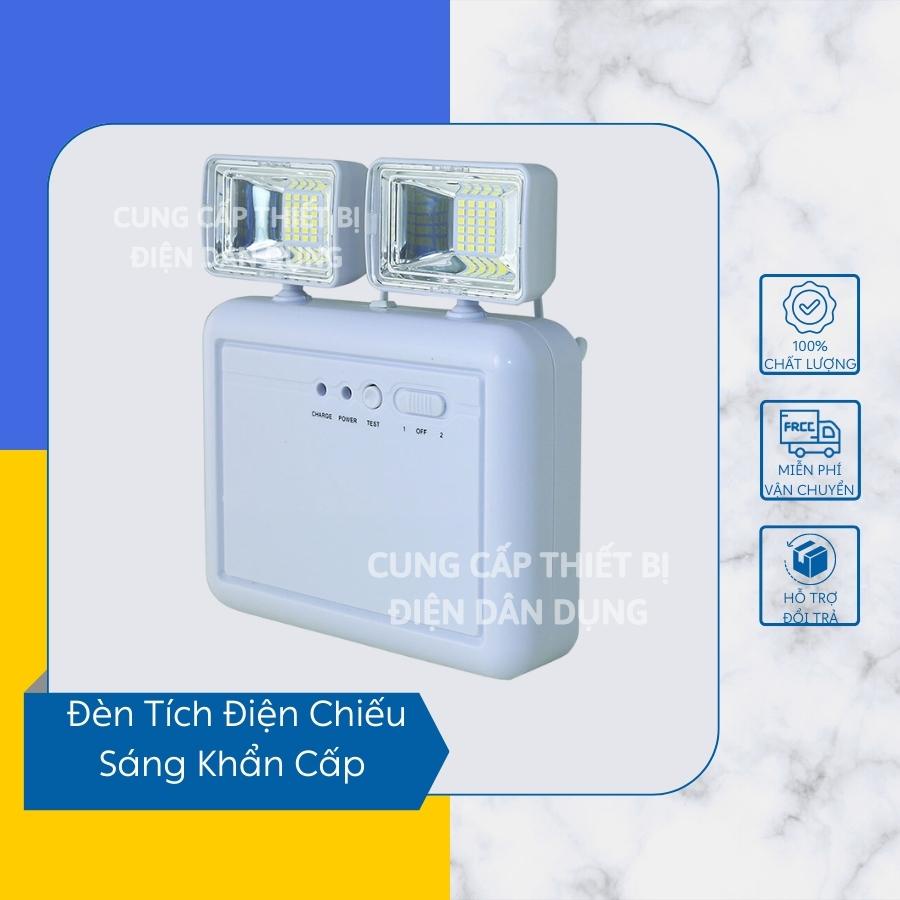 Đèn Tích Điện Chiếu Sáng Khẩn Cấp Gia Đình Siêu Thị Rạng Đông 6W