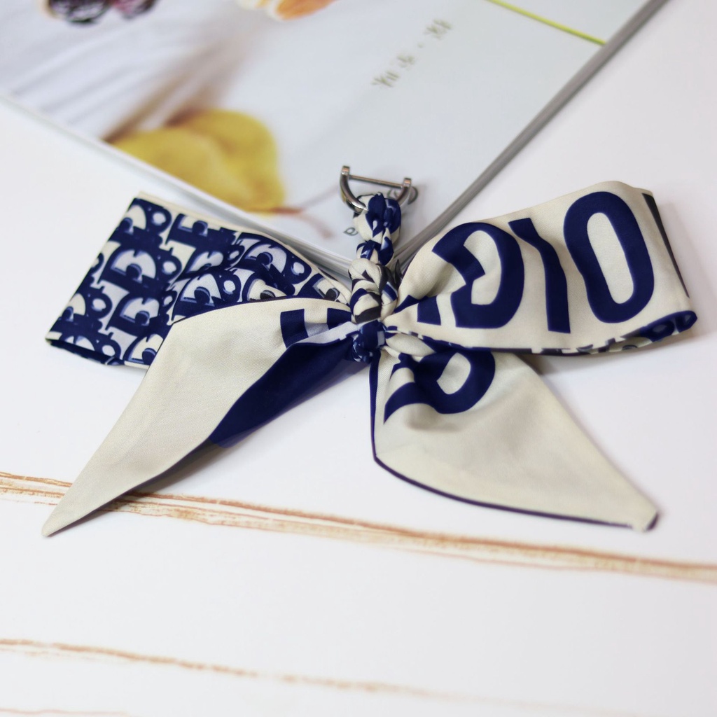 Móc chìa khóa xe hơi hình nơ đơn giản cao cấp sang trọng chống thất lạc