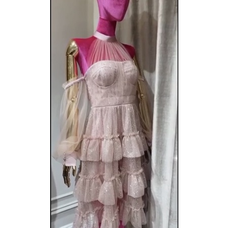 Thanh lý Đầm exclusive may tay thiết kế riêng ACHELOIS NEW 100%