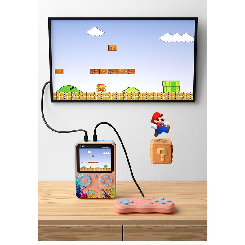 Máy chơi game cầm tay mini 4 nút có nhiều tựa game huyền thoại có dây kết nối Ti Vi thông dụng nhất[cn30]