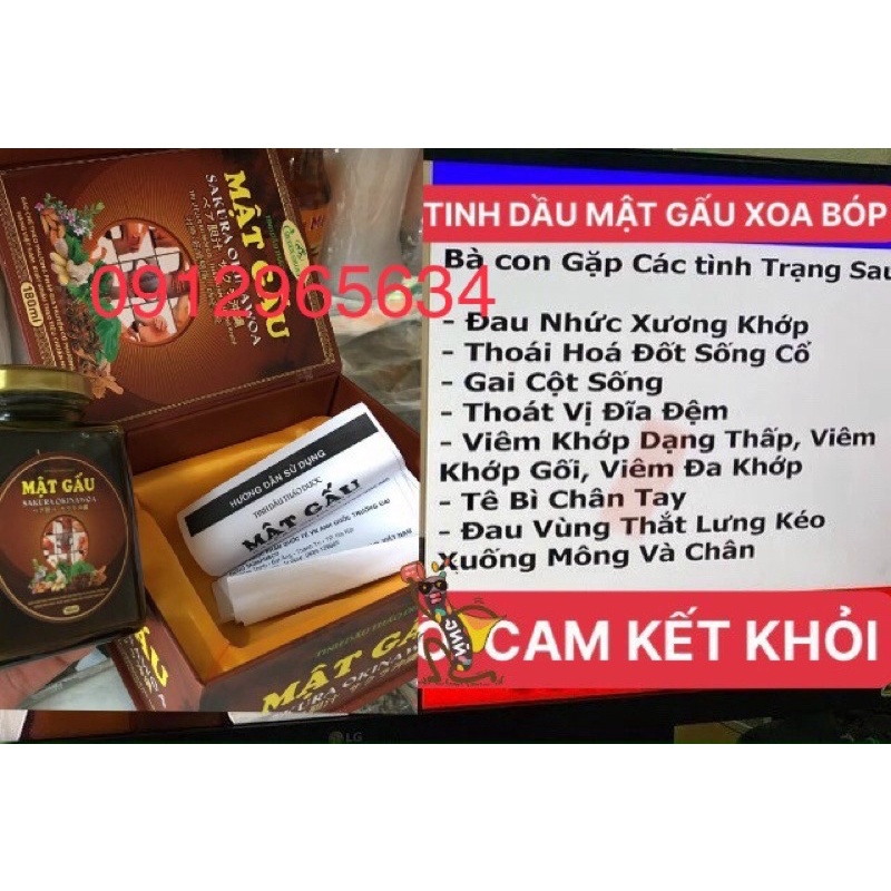 Tinh dầu mật gấu thảo dược Sakura Okinawoa giảm đau nhức khớp các loại