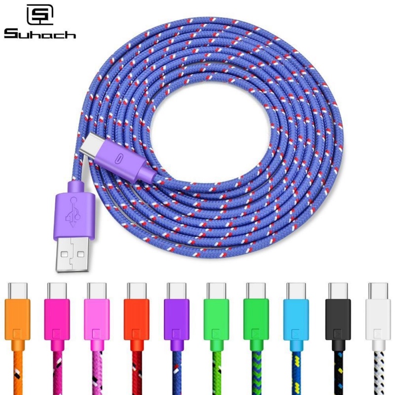 Dây Cáp Sạc Nhanh USB Type C Cho Samsung S9 Note 9 Huawei P20 Pro Xiaomi 1m / 2m / 3m