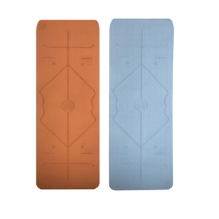 [MUA 1 TẶNG 3]  Thảm Yoga ĐỊNH TUYẾN MIKIE MAT 2 MÀU - TPE  - Dày 6mm - Thành phần cao su non tự nhiên