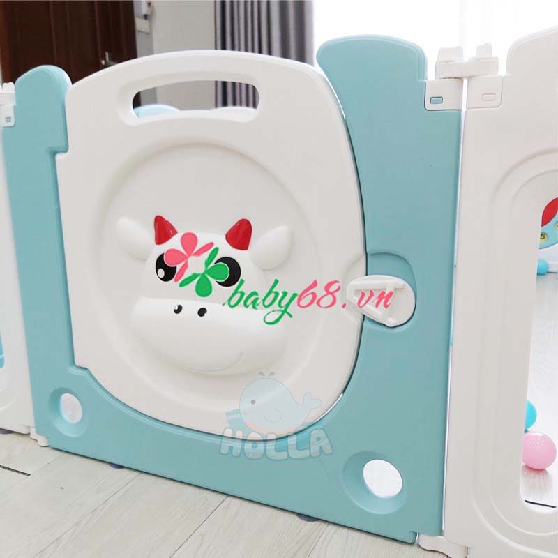 Quây cũi Bò con HOLLA cho bé gấp gọn