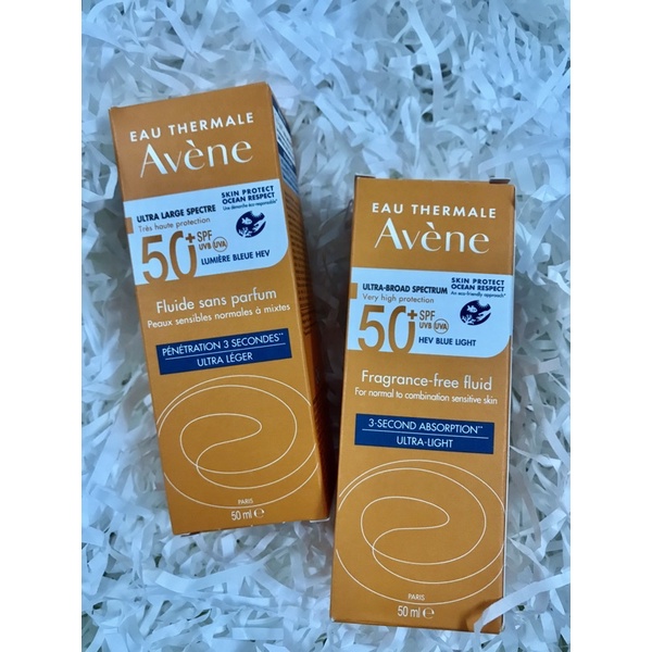 Kem Chống Nắng vật lý avene very high protection fluid dành cho Da Nhờn, Mụn SPF50+ 50ml, Chống tia UVA UVB