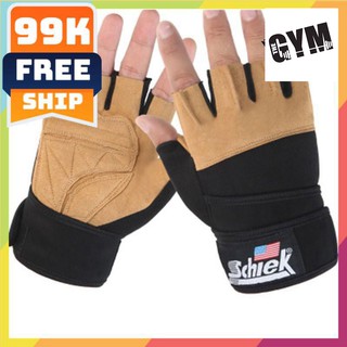 GIÁ SỐC 🎁 Bao tay tập gym da SCHIEK ⚡giá rẻ⚡ Găng tay tập gym nam nữ