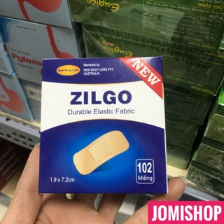 BĂNG CÁ NHÂN ZILGO HỘP 102 MIẾNG