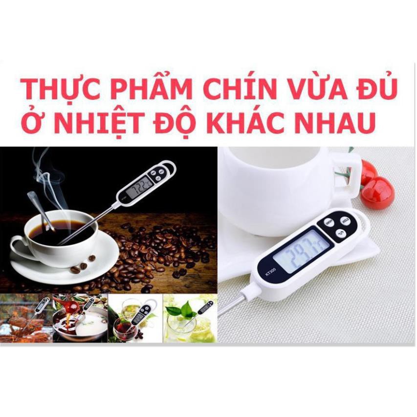 ( Giá rẻ hủy diệt) -  Nhiệt kế đo nước tiện dụng, Máy đo nhiệt độ nước pha sữa  Que Đo Nhiệt Độ Thực Phẩm KT300 , Kiểm S