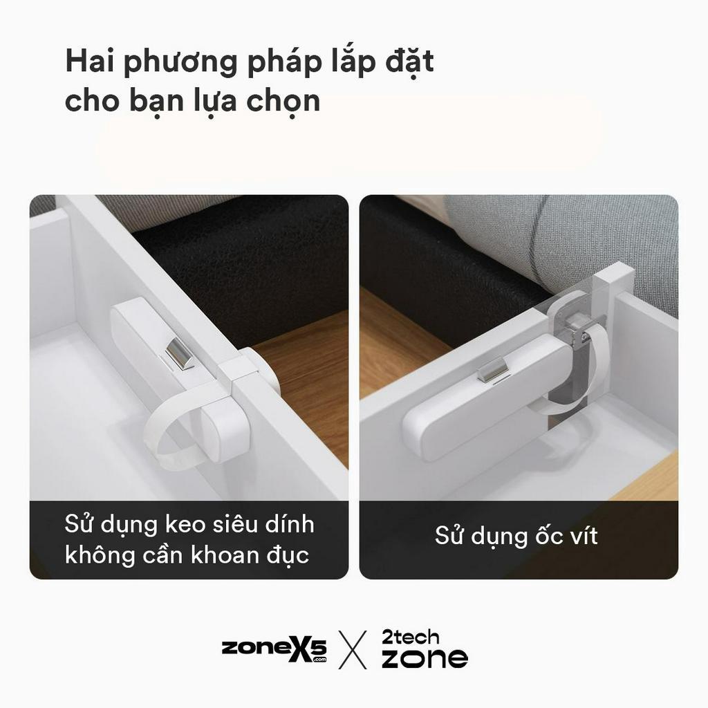 Ổ khoá ngăn kéo vân tay Xiaomi Yeelock M06 - Ổ khoá tủ vân tay thông minh Yeelock, mở khoá nhanh 0,5s, nhận dạng 360 độ