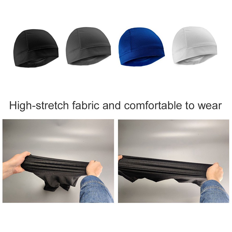 Mũ đi xe đạp ngoài trời nhanh khô chống mồ hôi Balaclava Mũ Nón đàn hồi xe máy thời trang xe đạp Mũ bảo hiểm lót okase