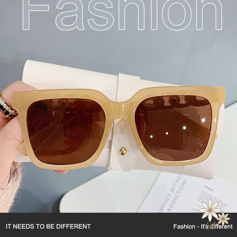 Kính mát gọng vuông phong cách retro thời trang cho nữ 2022