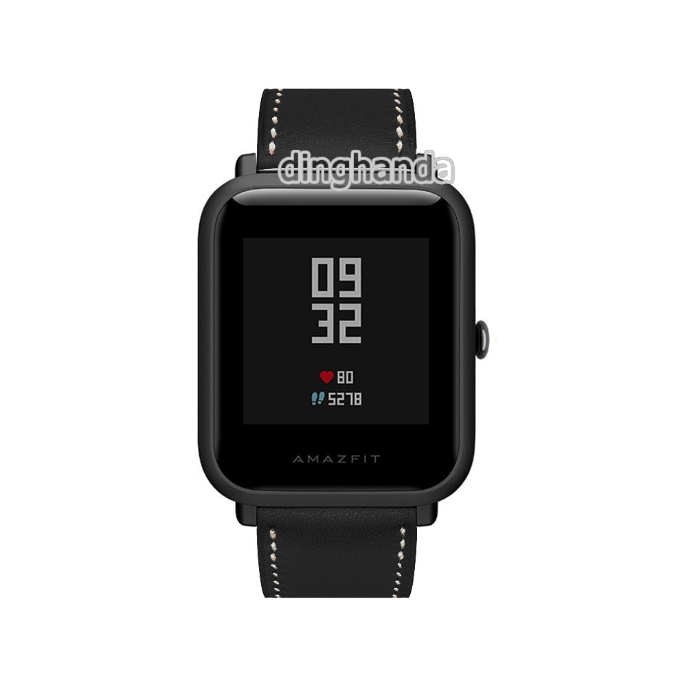 Dây Đeo Bằng Da Cho Đồng Hồ Thông Minh Huami Amazfit Bip Lite Bip S U Bip 3 pro