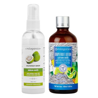 Combo Lotion Bưởi Milaganics + Serum Bưởi Milaganics