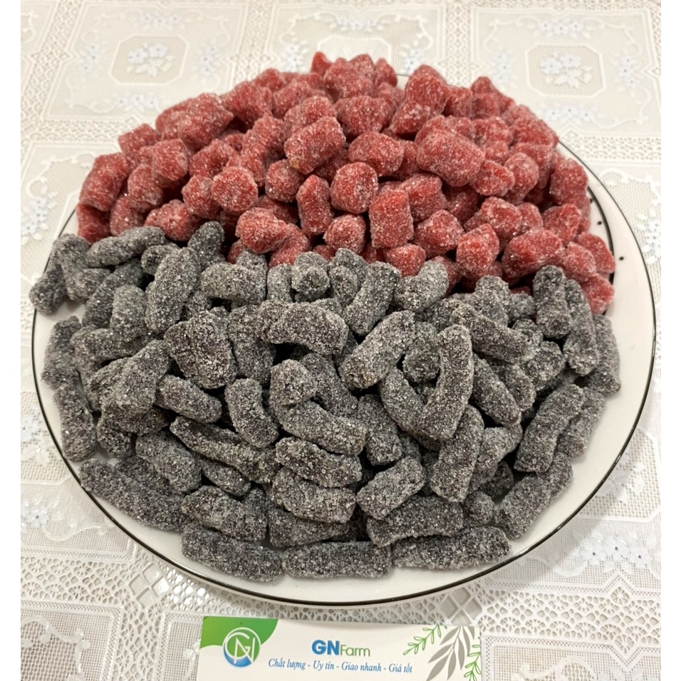 Kẹo Dâu Tây Mix Kẹo Dâu Tằm Siêu Ngon Đặc Sản Đà Lạt - 500g
