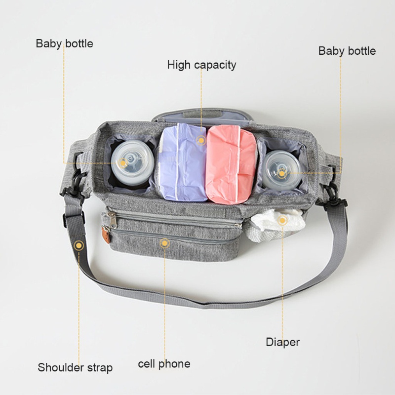 Túi Đựng Đồ Đa Năng Treo Xe Đẩy Em Bé