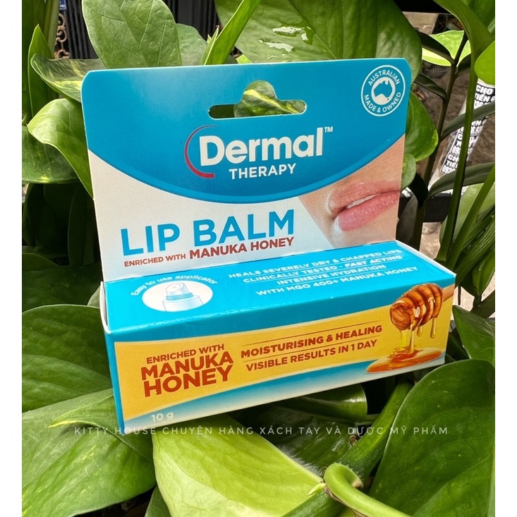 SON DƯỠNG MÔI DERMAL THERAPY LIP BALM 10G CHÍNH HÃNG