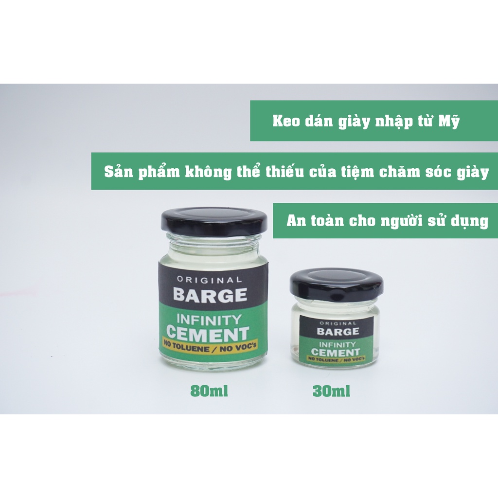 Keo dán giày thể thao, giày da Barge infinity cement siêu chắc chống nước