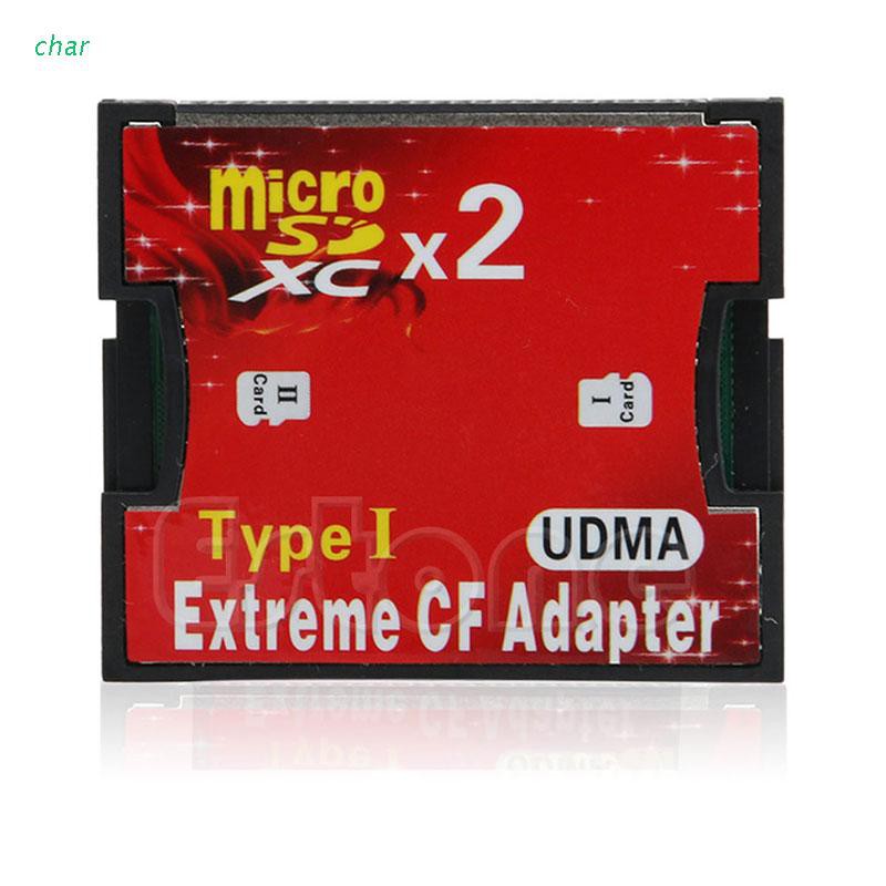 Đầu Đọc Thẻ Nhớ Chuyển 1/2 Cổng Micro Sd Sdhc Tf Sang Cf Type I Chuyên Dụng