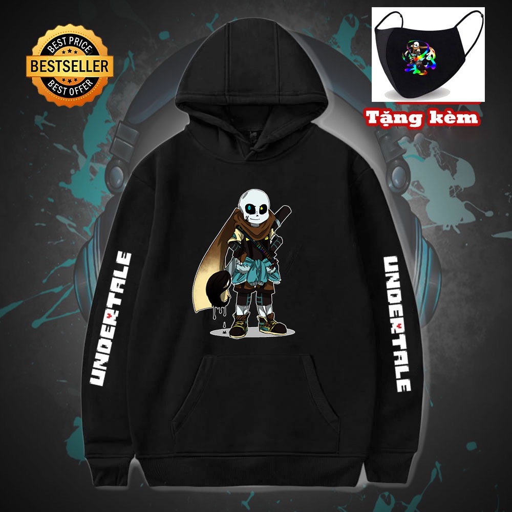 💥Áo Sans 🎁 BST 10 Mẫu Áo Hoodie Sans Undertale - áo thun khẩu trang in hình sans sieu chất 💖