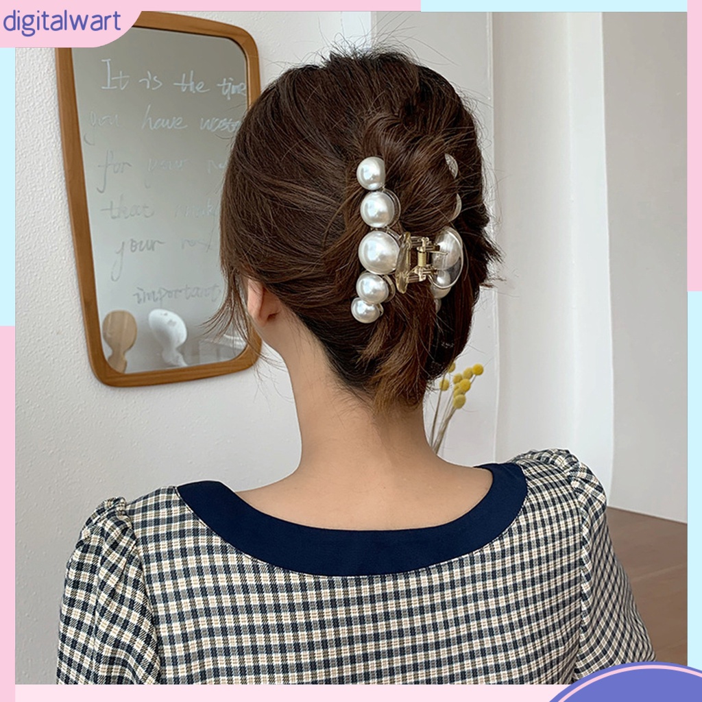 Kẹp tóc càng cua đính ngọc trai nhân tạo thời trang cho nữ
