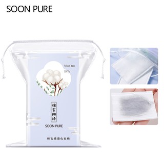 Set 50 Bông Tẩy Trang Soon Pure Sử Dụng Trước Và Sau Khi Trang Điểm