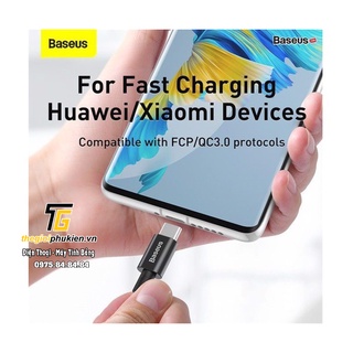 Cáp sạc nhanh 100W Baseus 2 đầu Type-C to Type-C