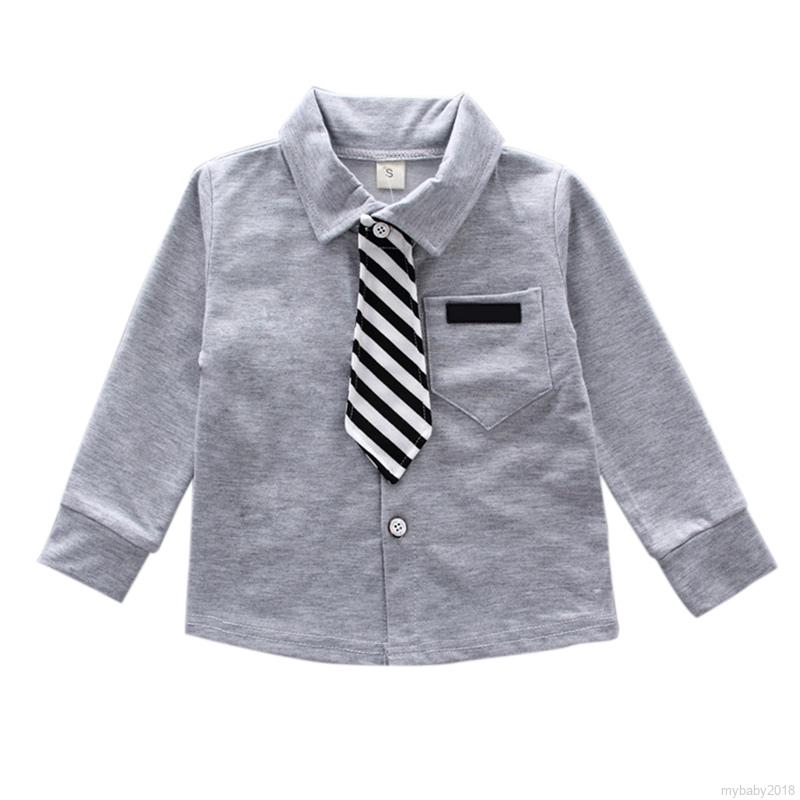 💕 My Baby 💕 Bộ quần áo dài tay màu trơn cho bé trai