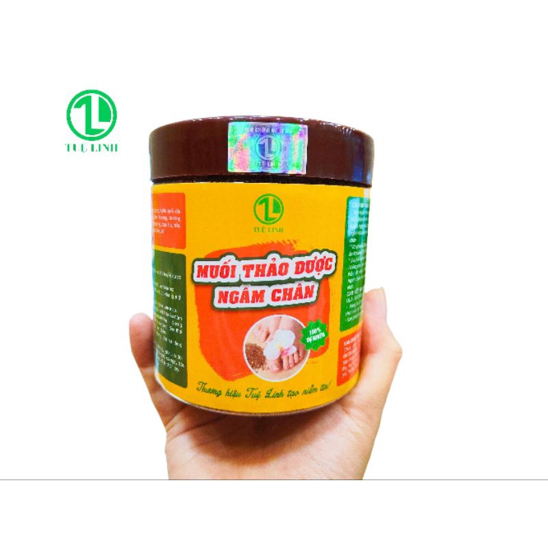 Muối thảo dược ngâm chân Tuệ Linh (hũ nhỏ 500g)
