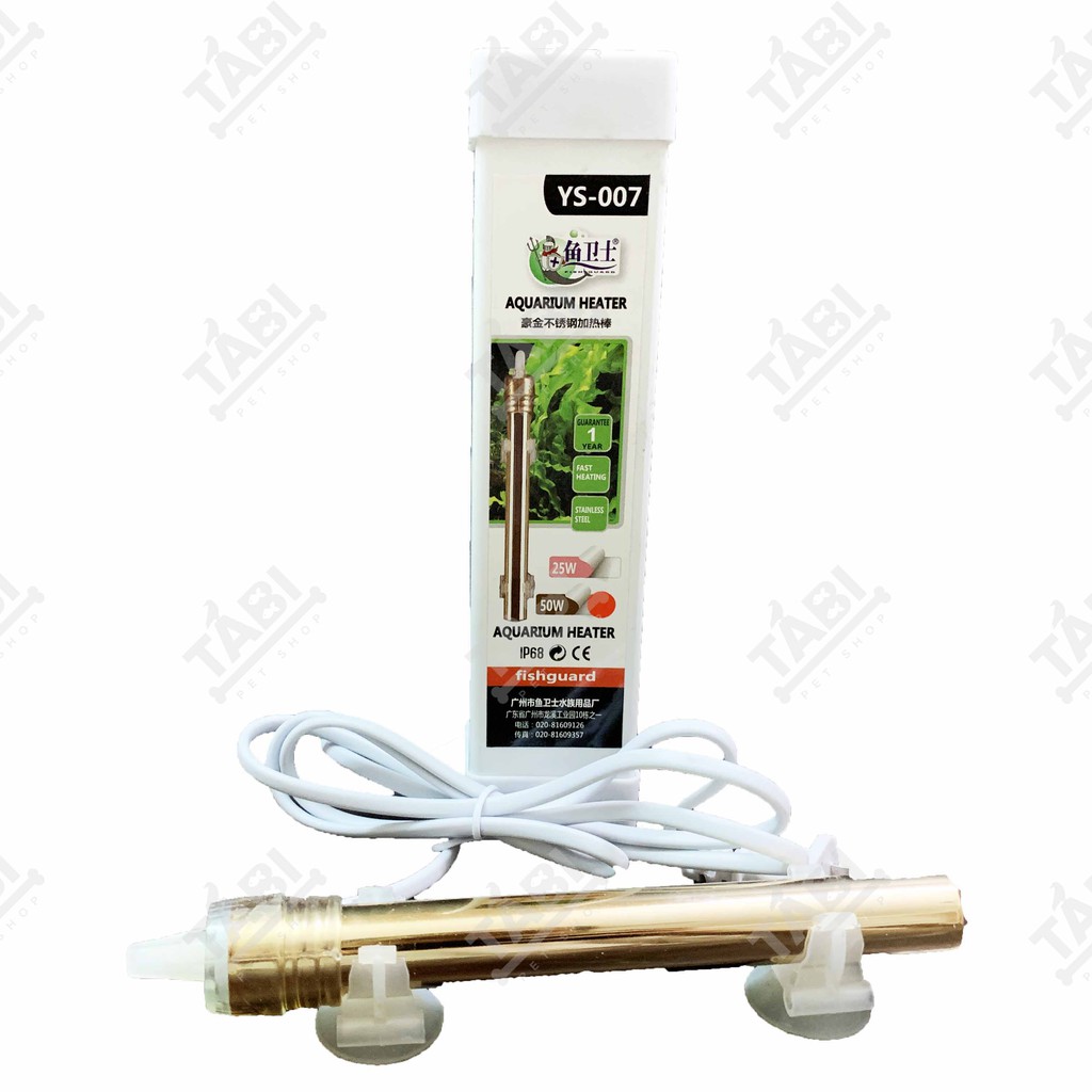 Sưởi INOX Hồ Cá YS007 - Sưởi Ấm Hồ Cá Bằng INOX Bền.