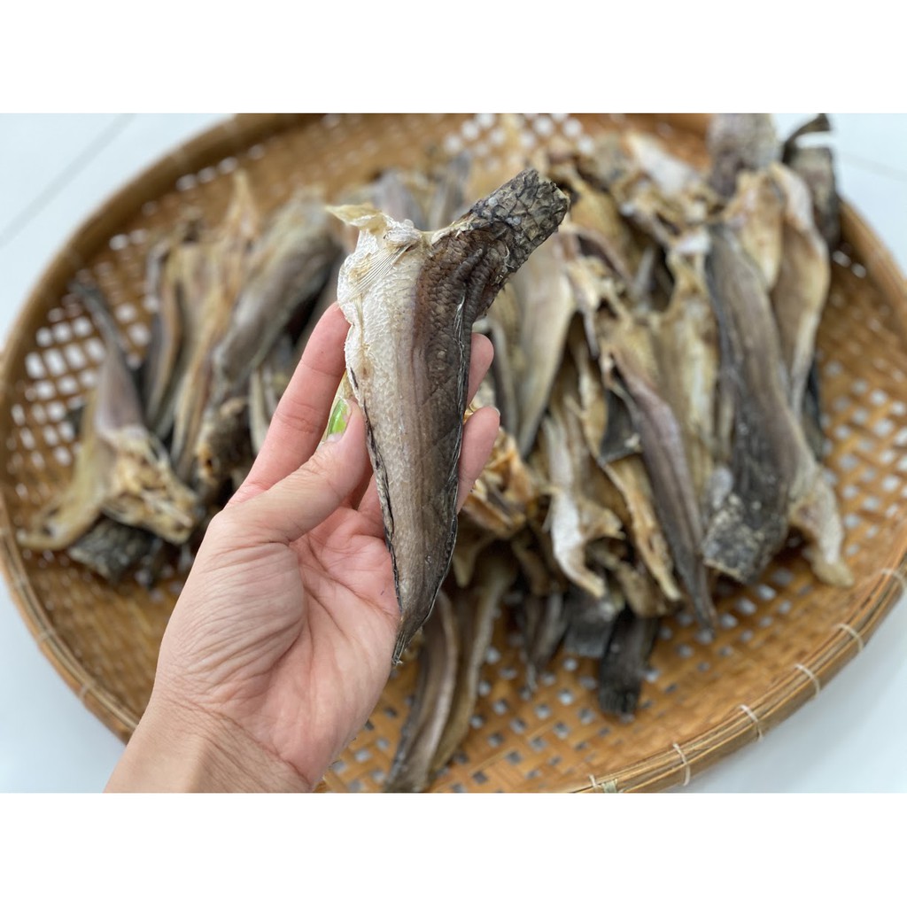500GAM KHÔ CÁ LÓC ĐỒNG CON CÀ MAU