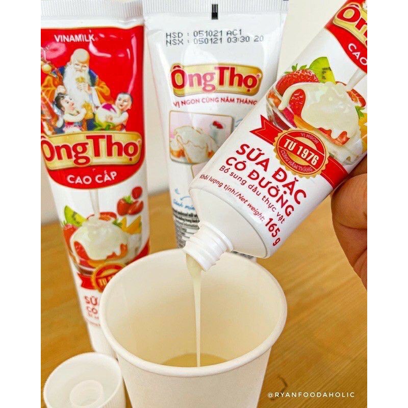 Tuýp 165gr Sữa Đặc Ông Thọ Đỏ Vinamilk