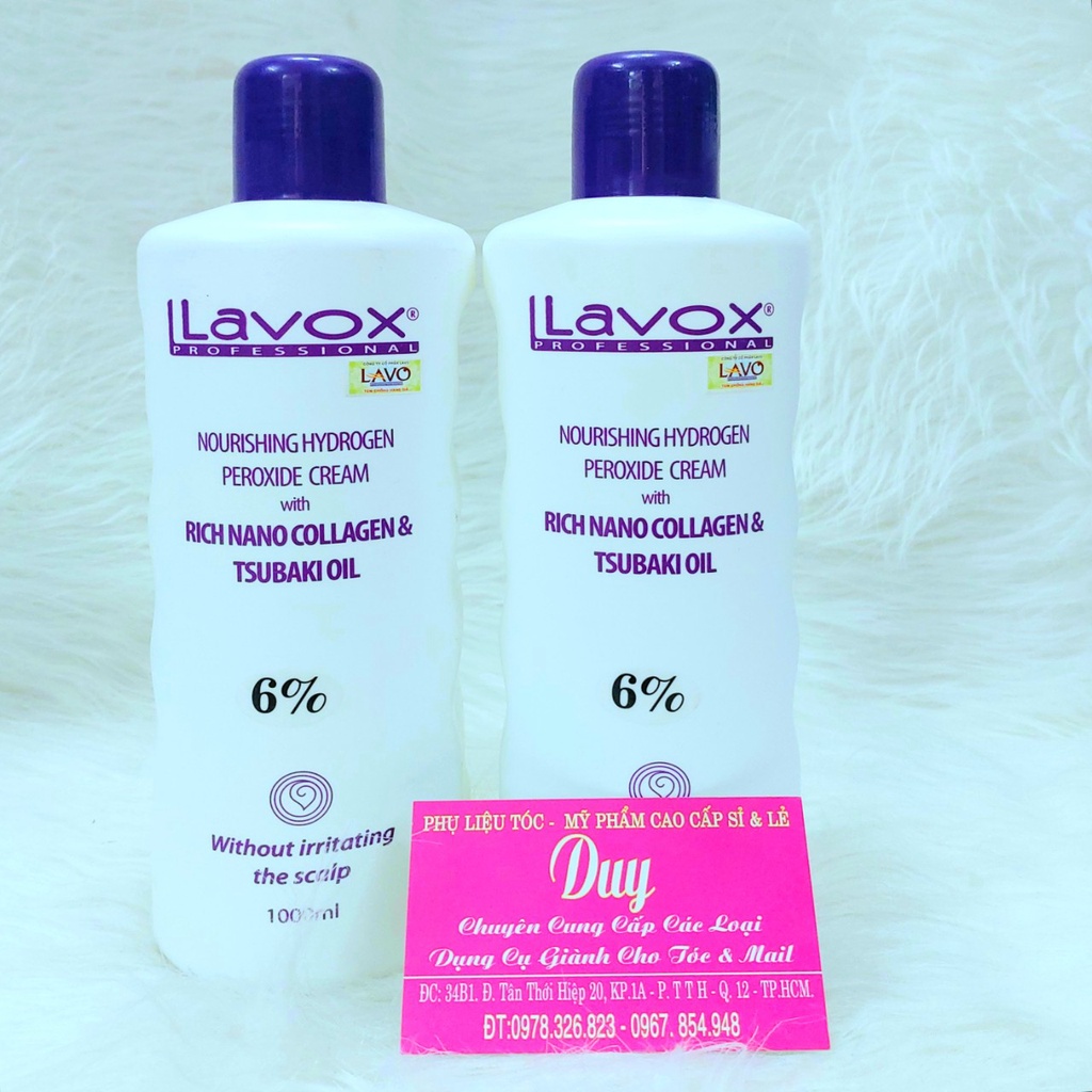 Oxy Trợ Nhuộm Lavox  1000ml Hàng Chuẩn Công Ty