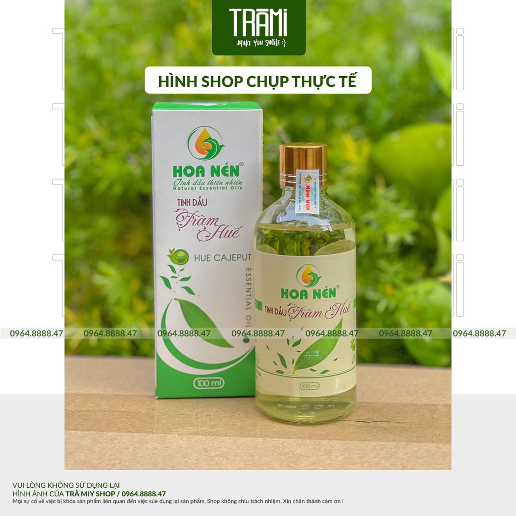 [CHÍNH HÃNG] Tinh Dầu Tràm Hoa Nén Huế, Dùng Được Cho Trẻ Nhỏ, Trẻ Sơ Sinh, Mẹ Bầu, Mẹ Bỉm Sửa, Hoàn Toàn Tự Nhiên