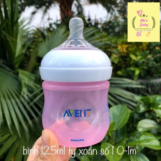 ***TÁCH HỘP ĐÔI***Bình sữa Natural Avent 125ml