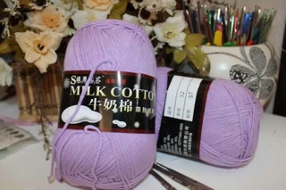 Combo 4 cuộn len milk cotton loại 1