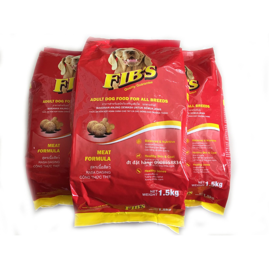 Combo 15kg Fib's Thức ăn cho chó của Pháp