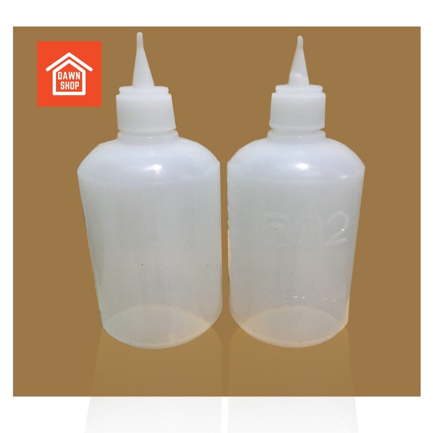 10 vỏ chai keo 502 500ml trọng lượng 1 kg ( vỏ chai+nắp)