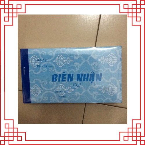 Combo 10 quyển Giấy biên nhận 1 liên khổ 13*19