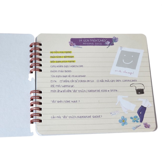 Sổ Tay Lưu Bút 120 Trang Khai Trí Stationery Goodbye My Friends