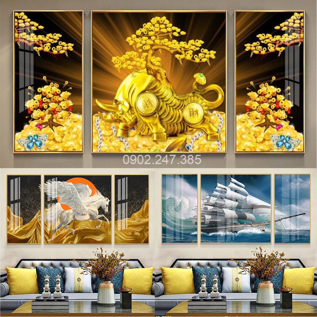 Tranh Treo Tường TRÁNG GƯƠNG in UV 3D MIKA Cao cấp